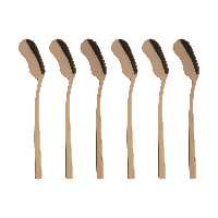 قاشق بستنی خوری ناب استیل مدل فلورانس پی وی دی بسته 6 عددی