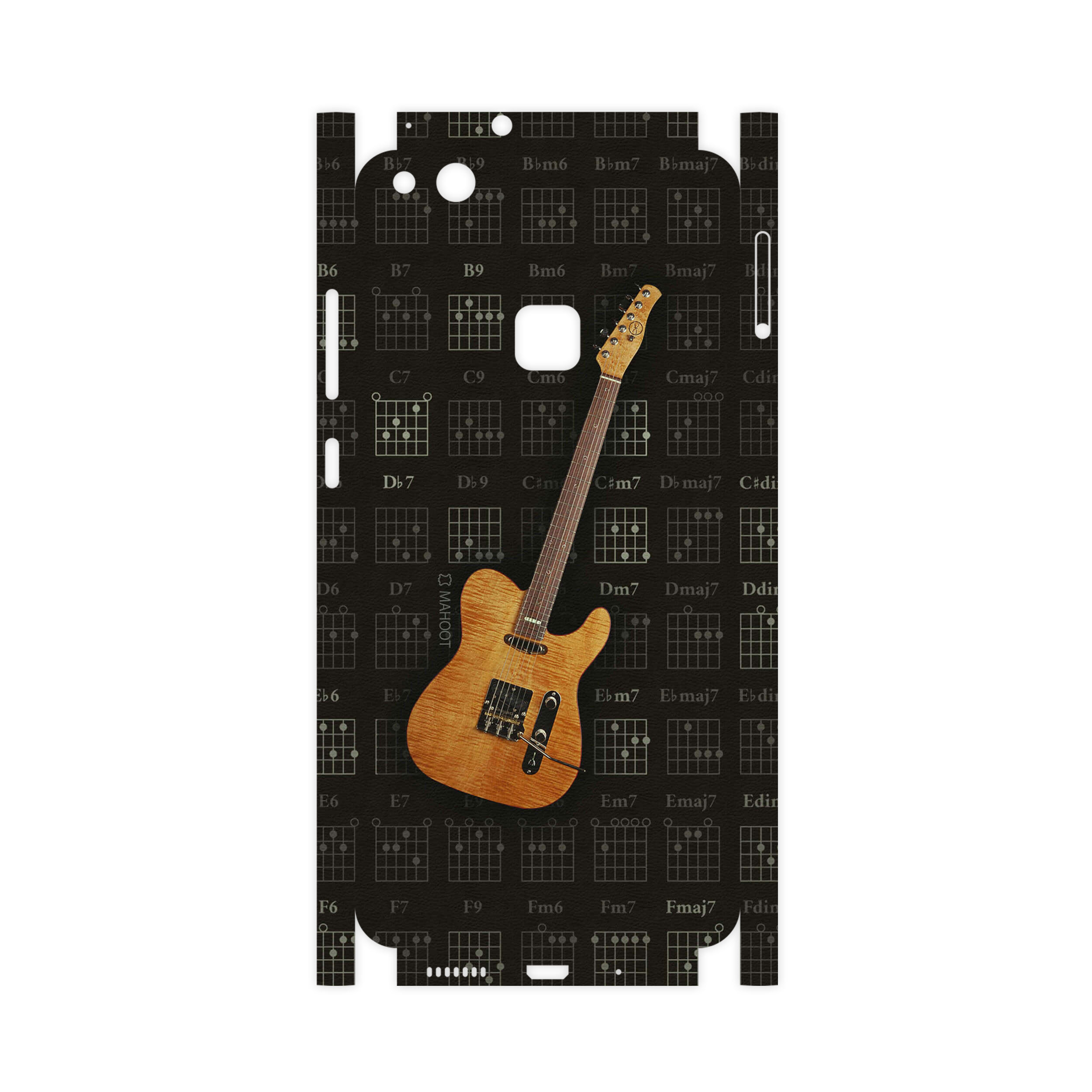 برچسب پوششی ماهوت مدل Guitar-Instrument-FullSkin مناسب برای گوشی موبایل هوآوی P10 Lite