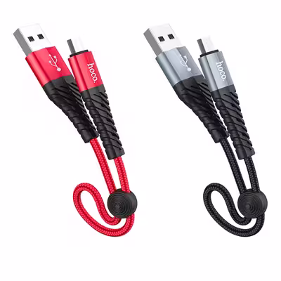 کابل تبدیل USB به microUSB هوکو مدل X38 طول 0.25 متر