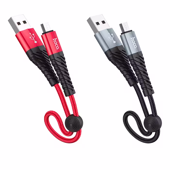 کابل تبدیل USB به microUSB هوکو مدل X38 طول 0.25 متر