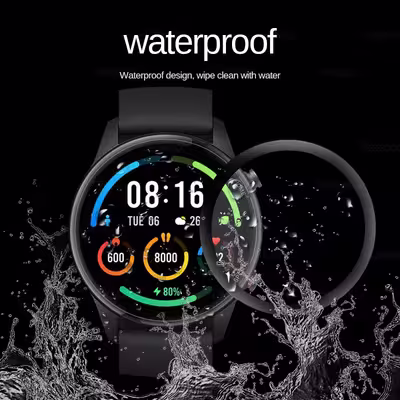 محافظ صفحه نمایش لاین مدل RT007 مناسب برای ساعت هوشمند شیائومی Mi Watch Color بسته سه عددی