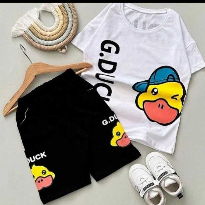 ست اسپرت خواهر برادری در دو رنگ عالی سفید ورنگ کرم