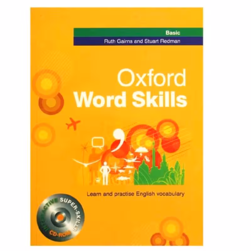کتاب زبان آکسفورد ورد اسکیلز بیسیک (وزیری)  Oxford Word Skills Basic 