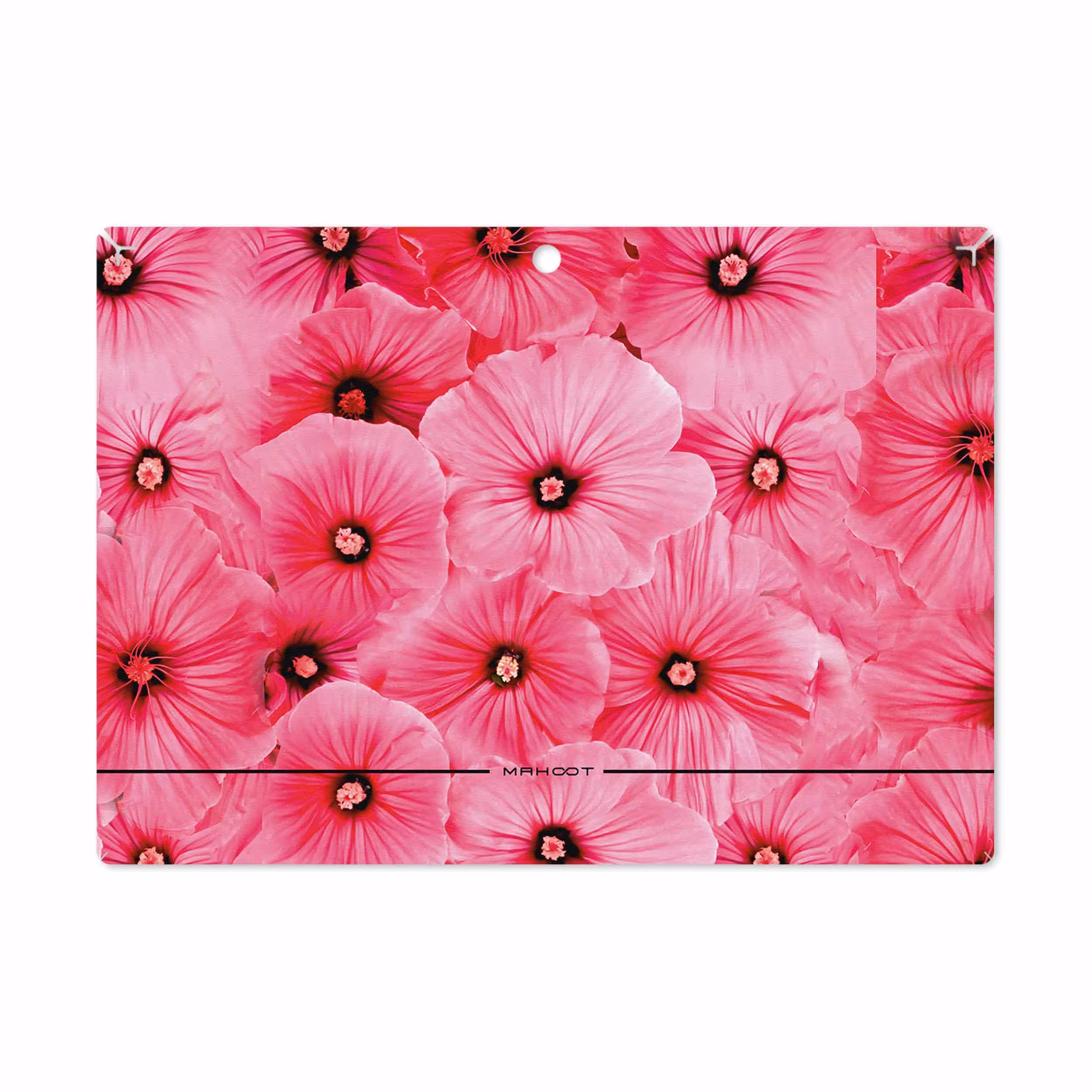 برچسب پوششی ماهوت مدل Pink-Flower مناسب برای تبلت لنوو Miix 320 2017