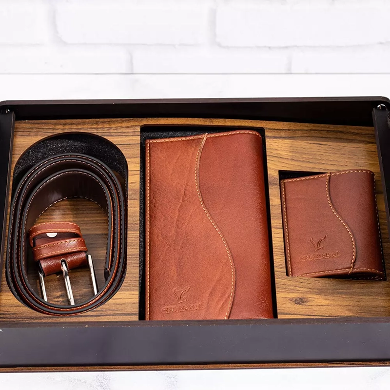 ست 3 تیکه کیف ابرو بادی کتی و کارتی و کمربند