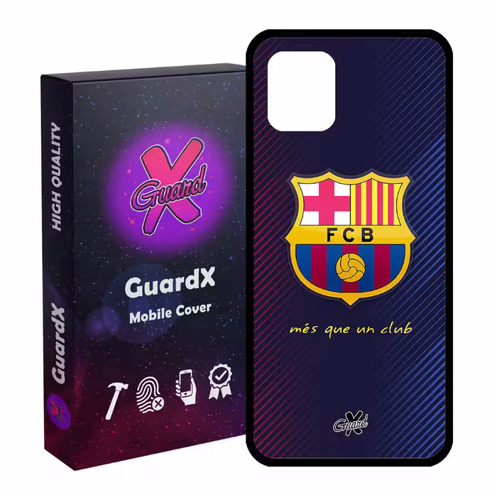 کاور گارد ایکس طرح Barcelona مدل Glass10058 مناسب برای گوشی موبایل سامسونگ Galaxy Note 10 Lite