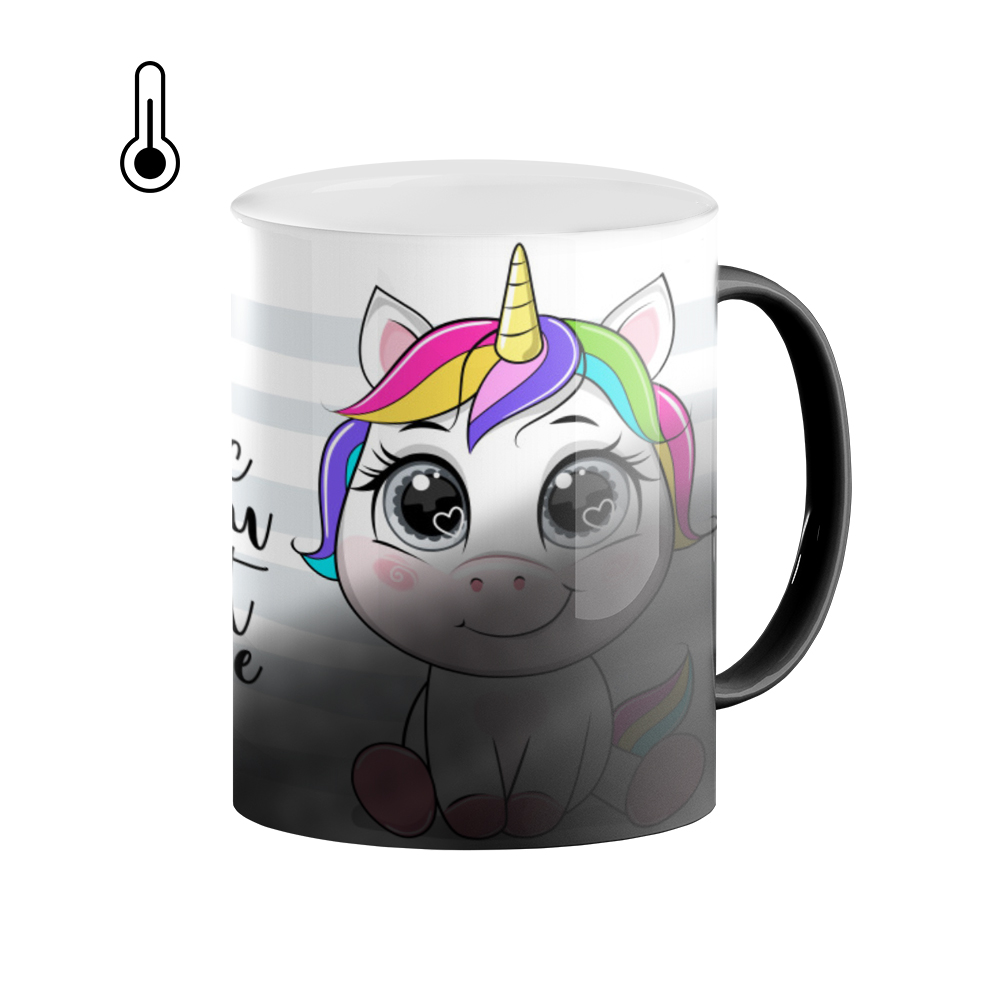 ماگ حرارتی مدل یونیکورن اسب تک شاخ کد 1108