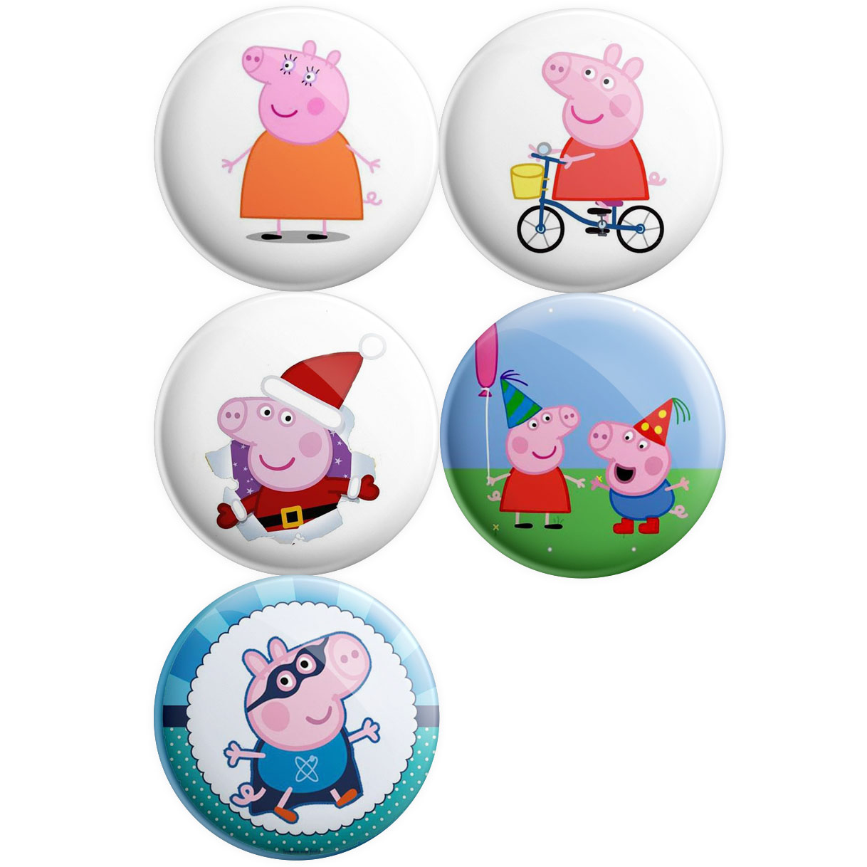 پیکسل پرمانه طرح پپاپیگ کد pmg5.12812 مجموعه 5 عددی