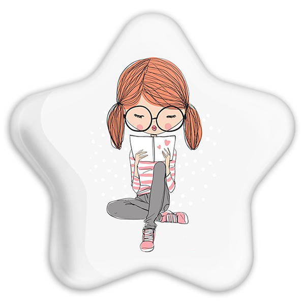 پیکسل خندالو طرح دخترونه مدل ستاره ای کد 1626 