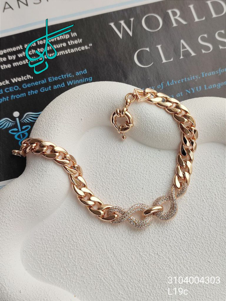 خرید دستبند زنانه مارک ژوپینگ کیفیت عالی رنگ ثابت و ضدحساسیت کد 1216136 - ردگل