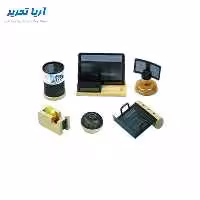 ست لوازم اداری رومیزی 6 تکه چوب و فلز جهان نما