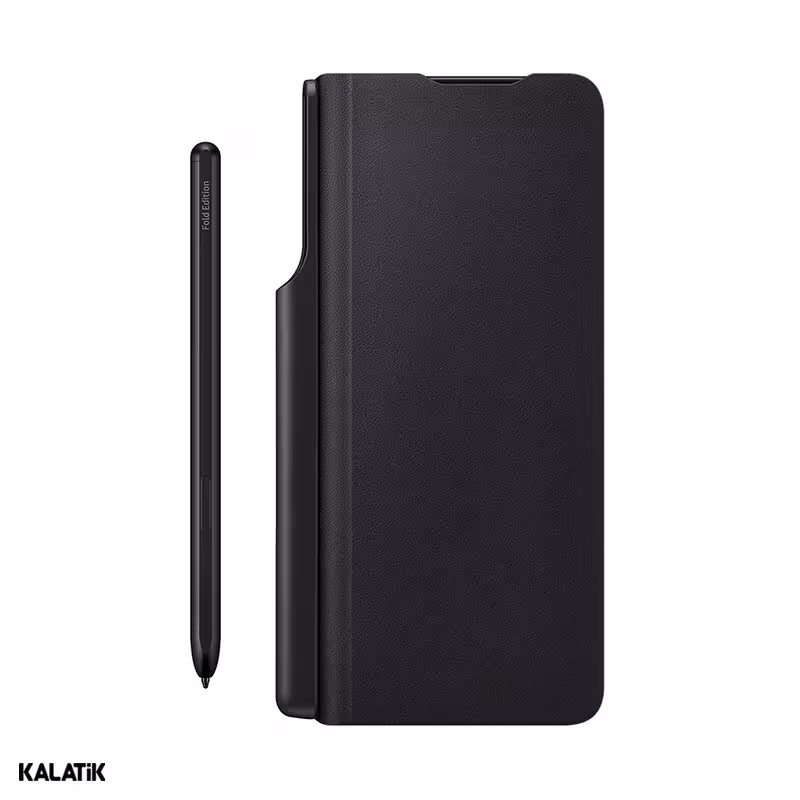 کیف کلاسوری سامسونگ به همراه قلم مناسب برای گوشی Samsung Galaxy Z Fold3