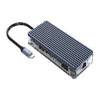 هاب 11 پورت تایپ سی اوریکو Orico ORICO WB-11P Type-C 11-in-1 Transparent Hub