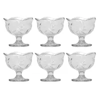 بستنی خوری بلور کاوه مدل SunStar بسته 6 عددی