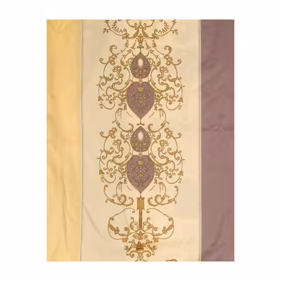 ملحفه آدنو مدل درباری کد IR101 دونفره سایز 140x200 سانتی متر