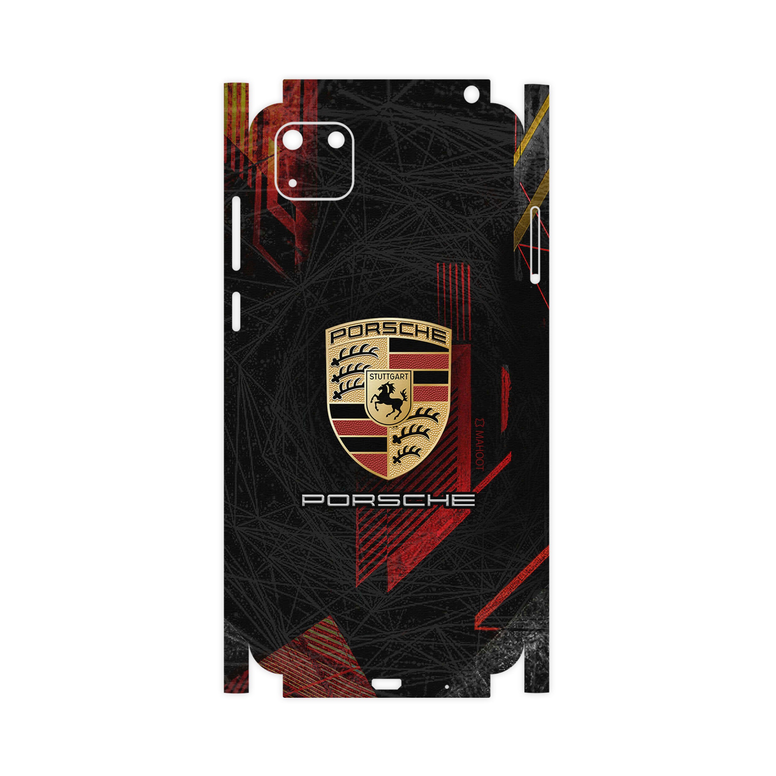 برچسب پوششی ماهوت مدل Porsche-FullSkin مناسب برای گوشی موبایل هوآوی Y5P