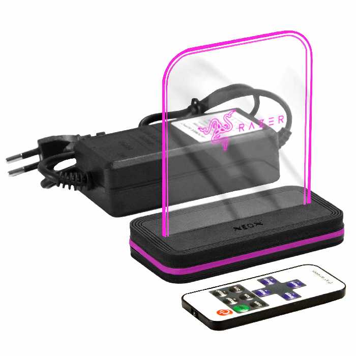 چراغ رومیزی نئون مدل RZR_AC