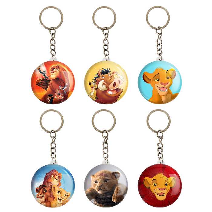 جاکلیدی خندالو مدل شیرشاه The Lion King کد 392B مجموعه 6 عددی