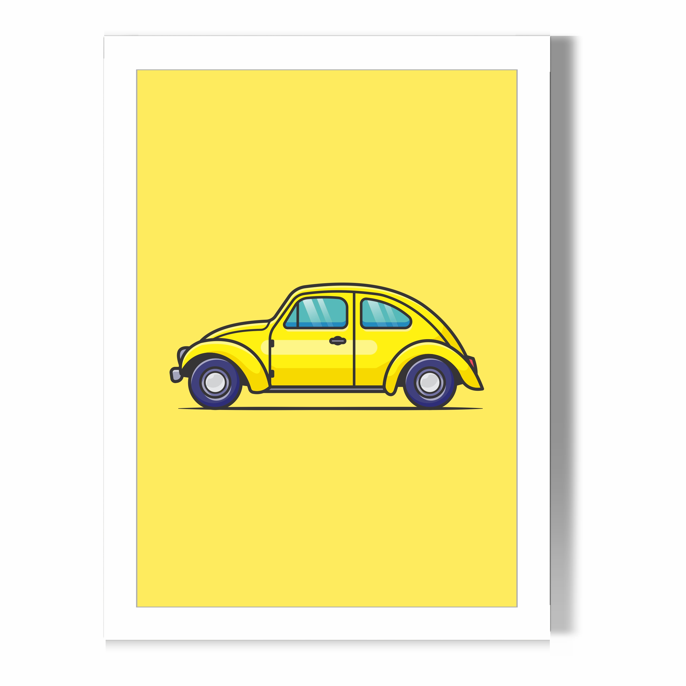 تابلو مدل دکوراتیو طرح فولکس WFWY1