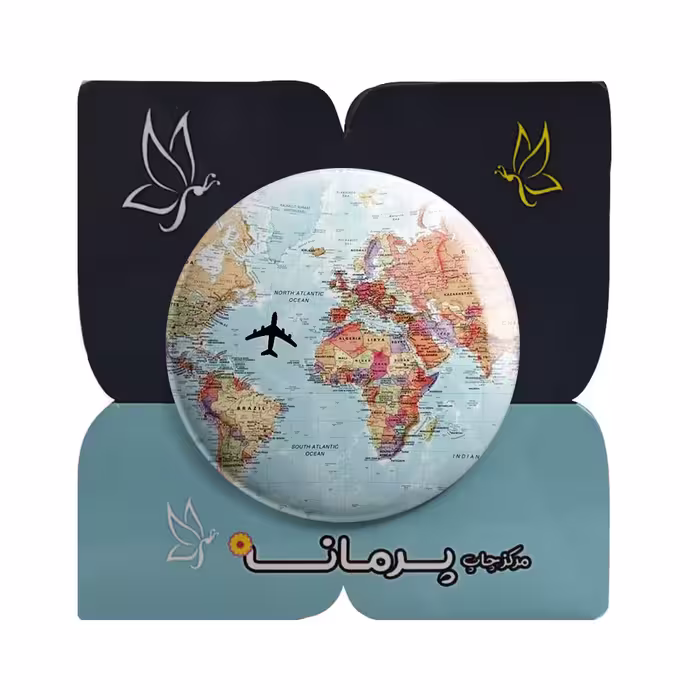 پیکسل پرمانه طرح نقشه جغرافیا کد pm.3525