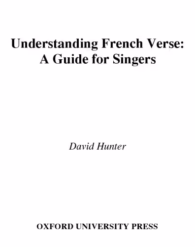 خرید و دانلود نسخه کامل کتاب Understanding French Verse: A Guide for Singers