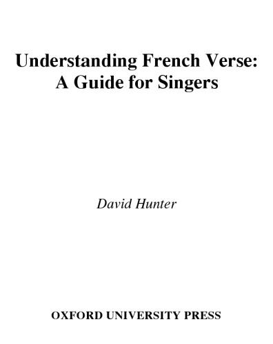 خرید و دانلود نسخه کامل کتاب Understanding French Verse: A Guide for Singers