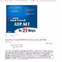 خرید و دانلود نسخه کامل کتاب Sams Teach Yourself ASP.NET in 21 Days