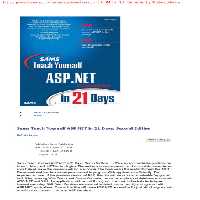خرید و دانلود نسخه کامل کتاب Sams Teach Yourself ASPNET in 21 Days