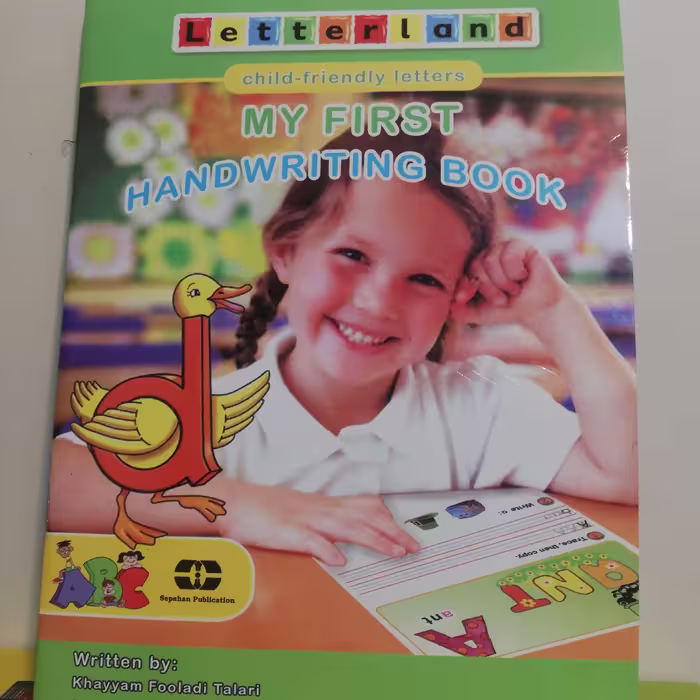 کتاب مای فرست هندرایتینگ بوک همراه با سی دی my first handwriting book