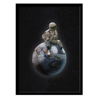 قیمت و خرید ‌‌‌‌تابلو دکوراتیو مدل پوستر فضانورد کد 2239