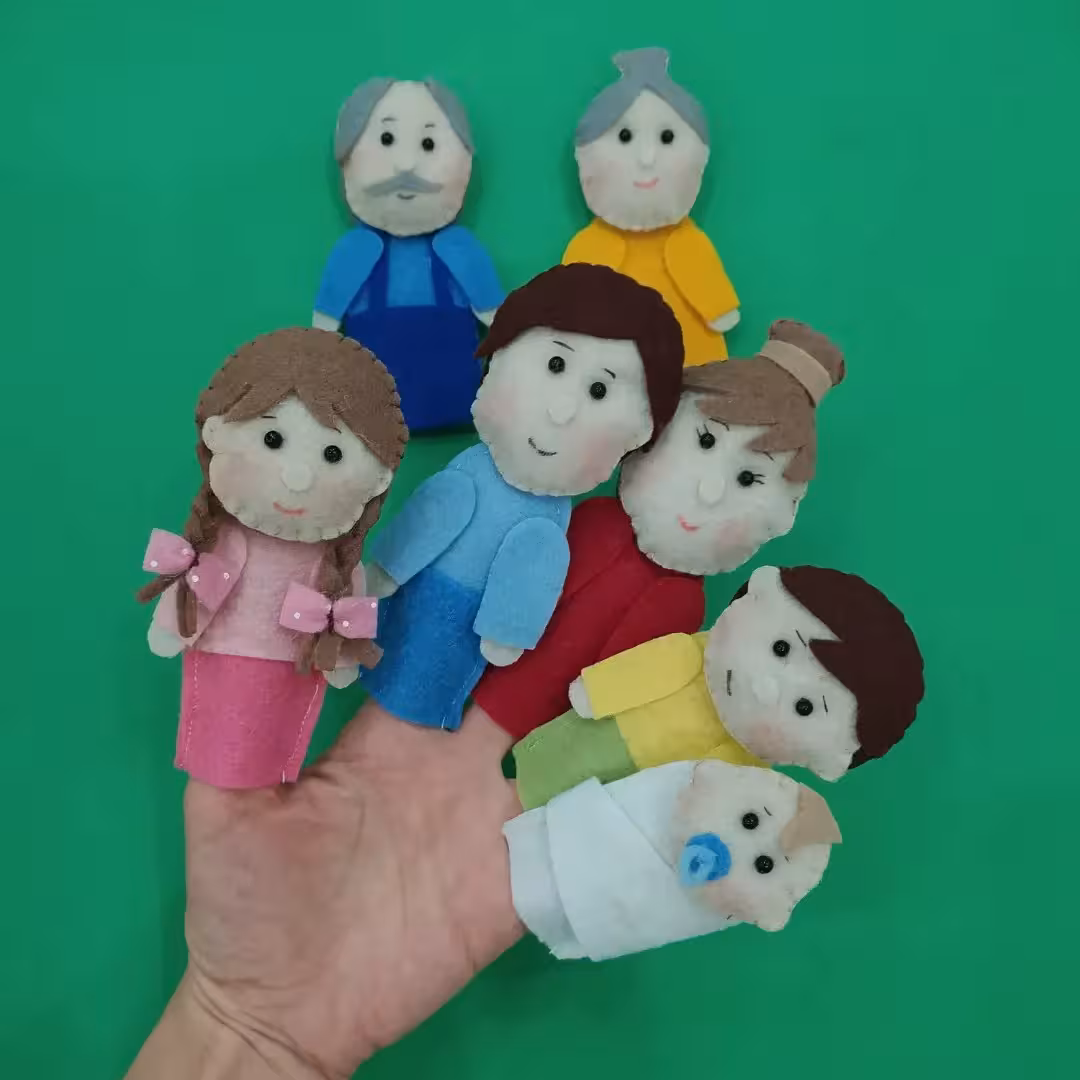 عروسک انگشتی خانواده اقای هپی و 