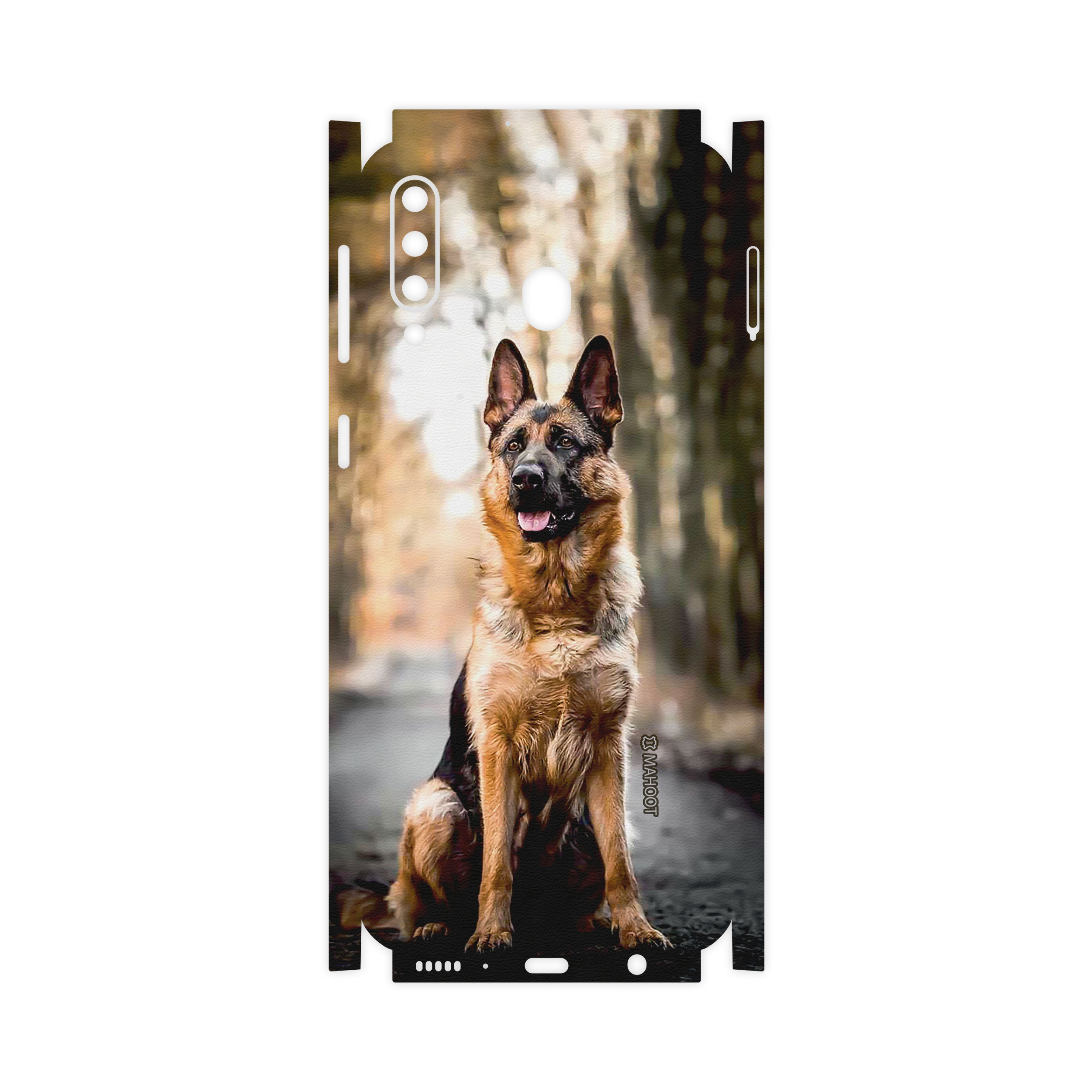 برچسب پوششی ماهوت مدل Full skin-Dog-1 مناسب برای گوشی موبایل سامسونگ Galaxy M30