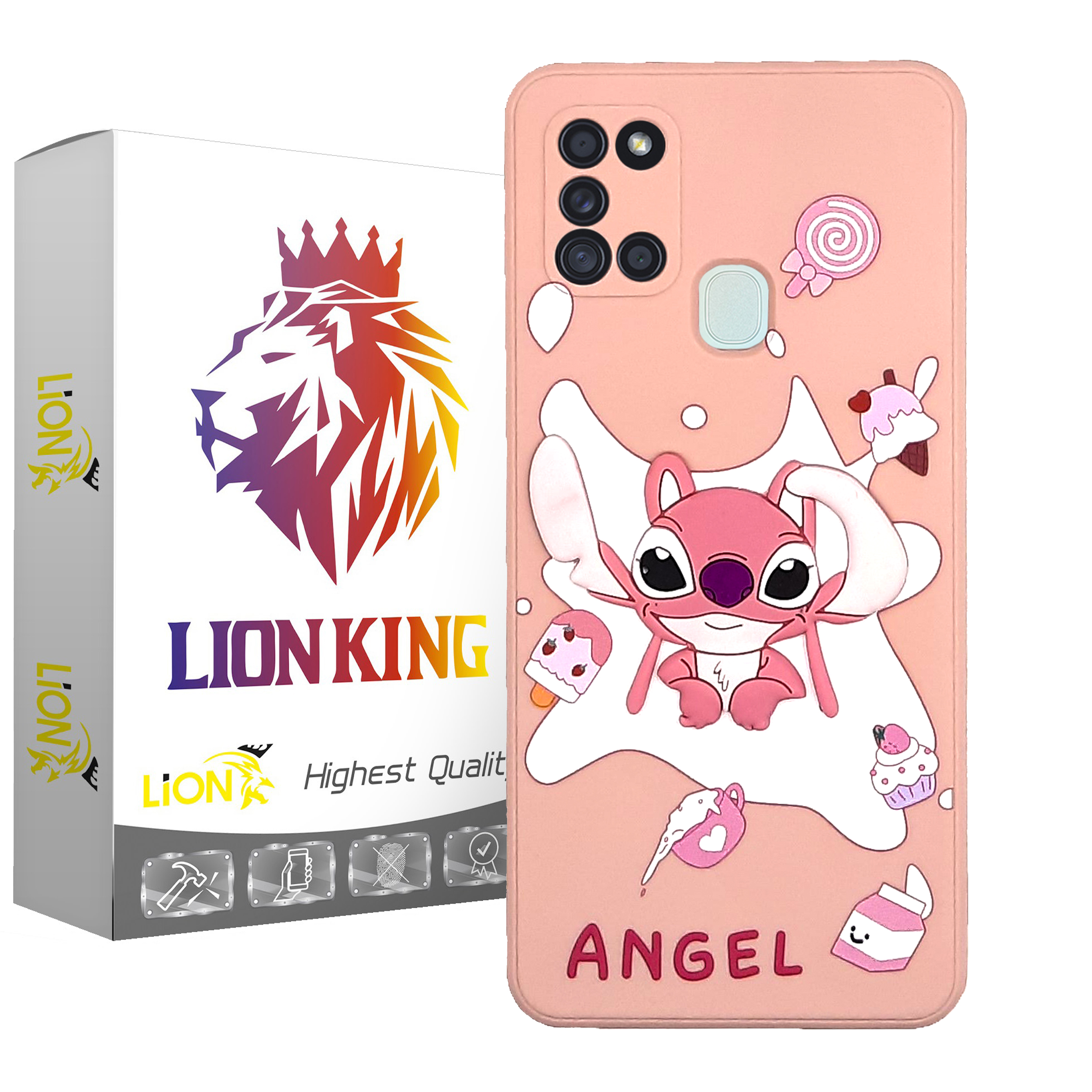 کاور لاین کینگ مدل AnIC مناسب برای گوشی موبایل سامسونگ Galaxy A21s