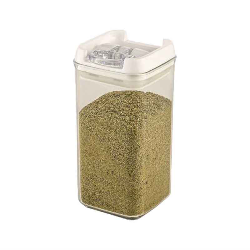 جا ادویه چهارگوش سارینا سایز 1  لیمون حجم 500 میل در رنگ های  کرپ-وانیلی-طوسی-سفید