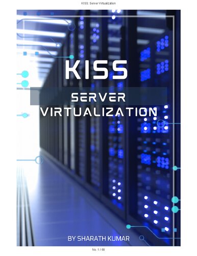 خرید و دانلود نسخه کامل کتاب KISS Server Virtualization : Server Virtualization