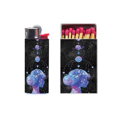 فندک و کبریت مدل دختر کد 219