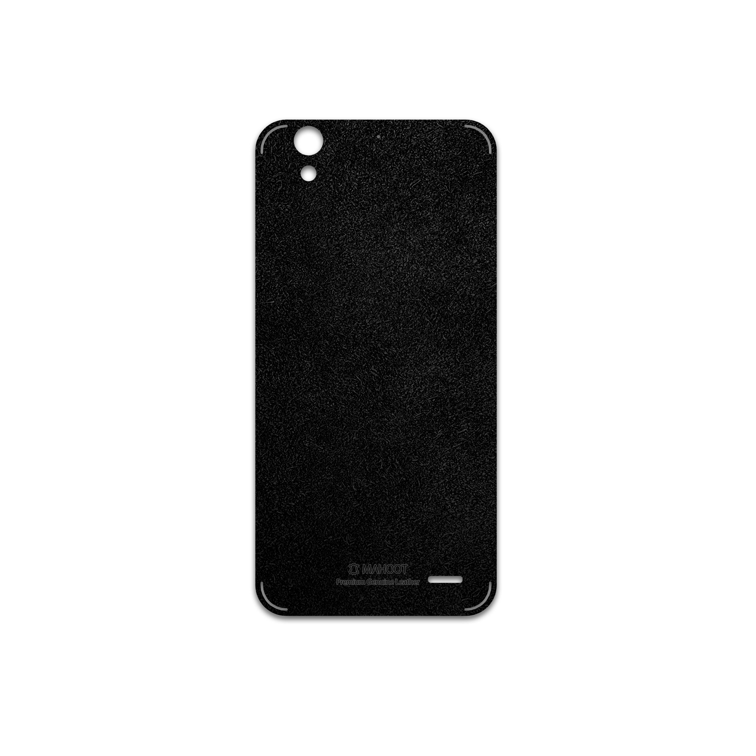 برچسب پوششی ماهوت مدل Black-Chamois-Leather مناسب برای گوشی موبایل هوآوی Ascend G630