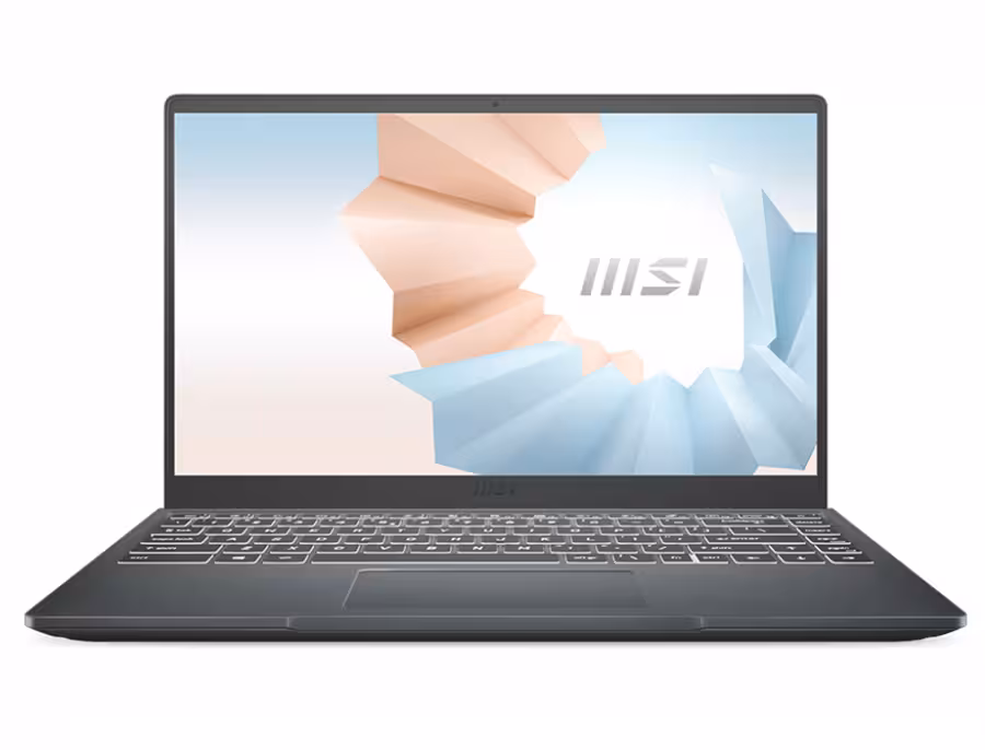 لپ تاپ ام اس آی 14 اینچی مدل Modern 14 B10RBSW پردازنده Core i7 رم 16GB حافظه 512GB SSD گرافیک 2GB MX350
