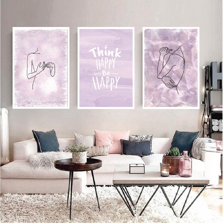 تابلو طرح لاین آرت کد ST121 مجموعه سه عددی