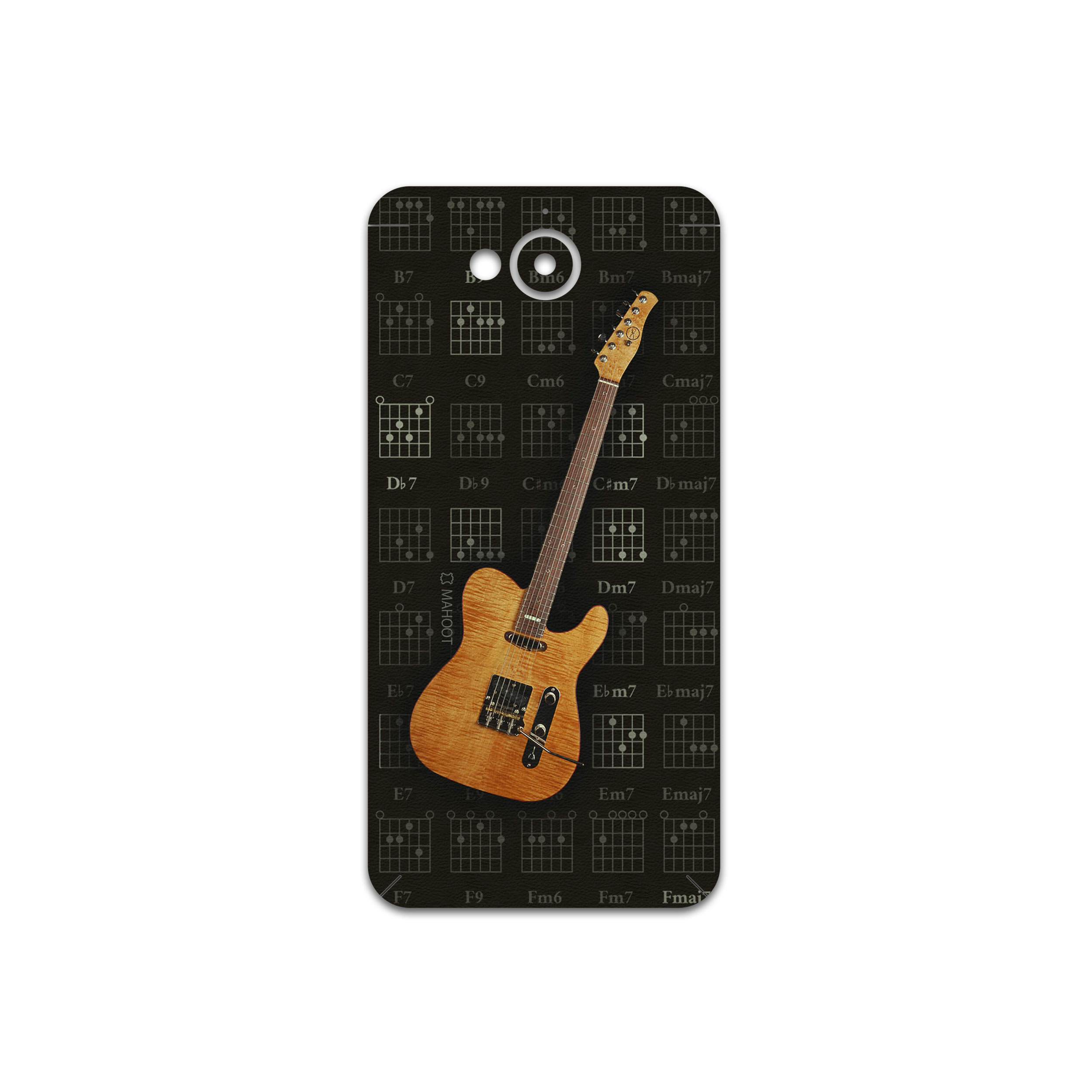 برچسب پوششی ماهوت مدل Guitar-Instrument مناسب برای گوشی موبایل اچ تی سی Desire 650