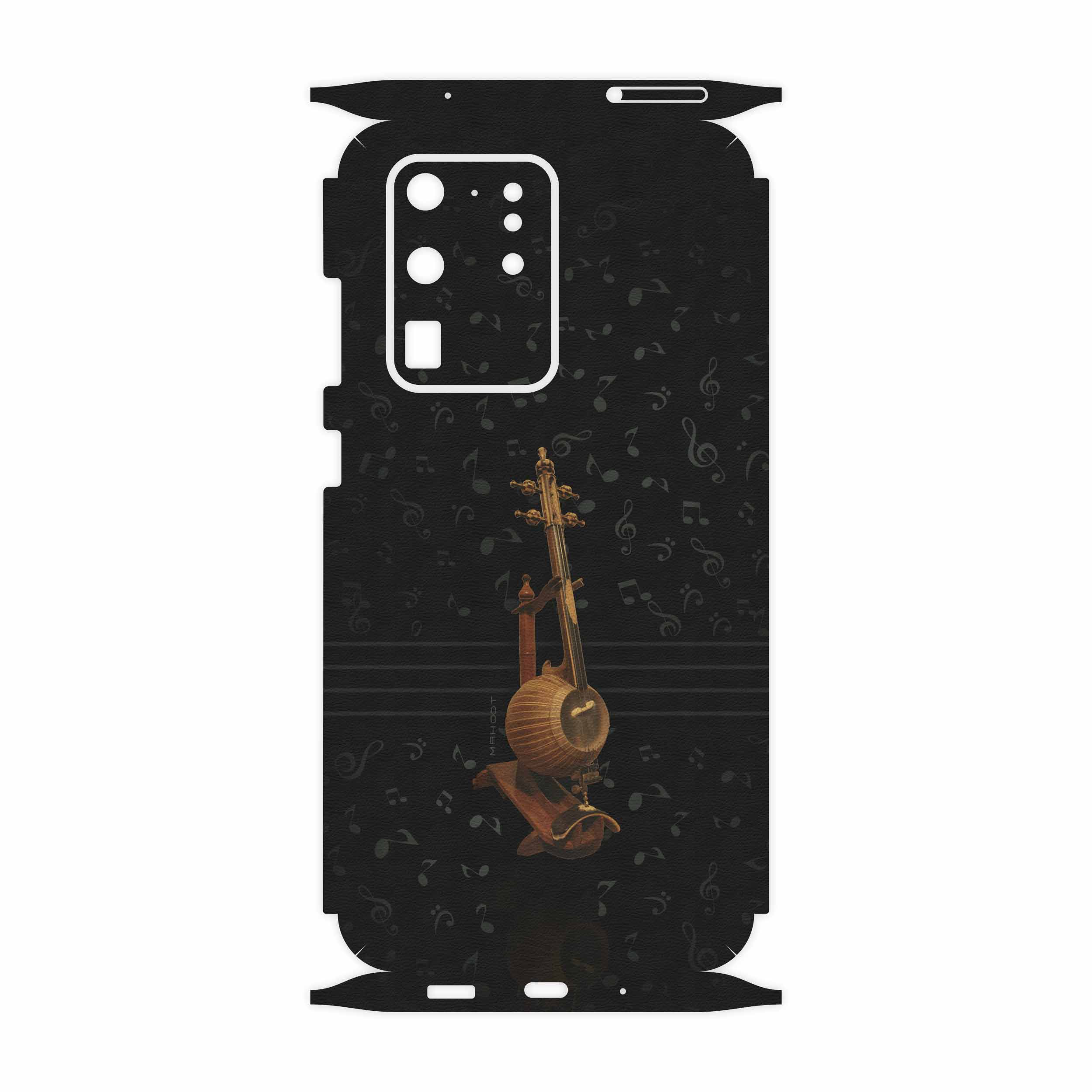 برچسب پوششی ماهوت مدل Persian Fiddle Instrument-FullSkin مناسب برای گوشی موبایل سامسونگ Galaxy S20 Ultra
