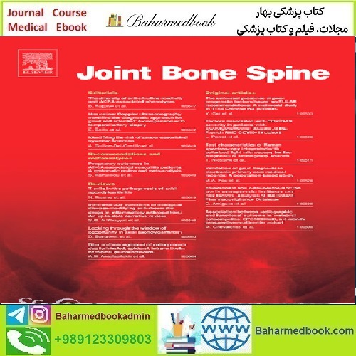 Joint Bone Spine Volume 90 Issue 1 to 6 2023 TRUE PDF price 6€ - کتاب پزشکی بهار