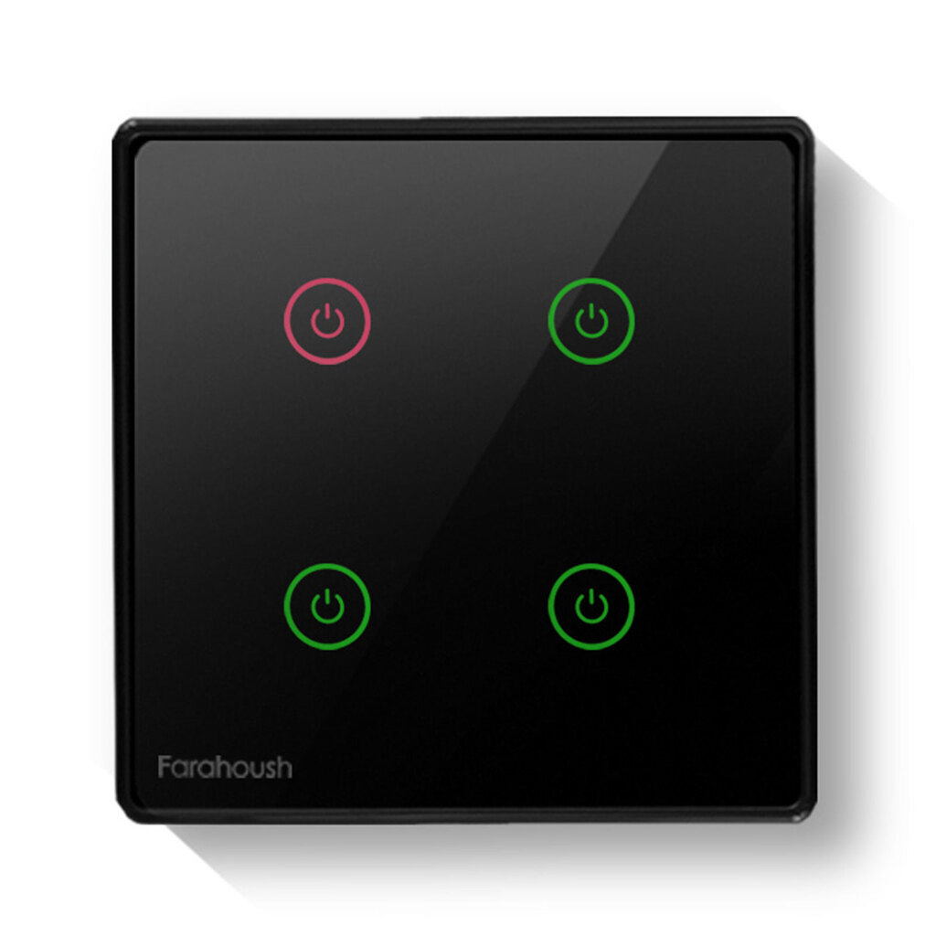 کلید چهار پل لمسی هوشمند RF فراهوش