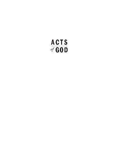 خرید و دانلود نسخه کامل کتاب Acts of god - PDF