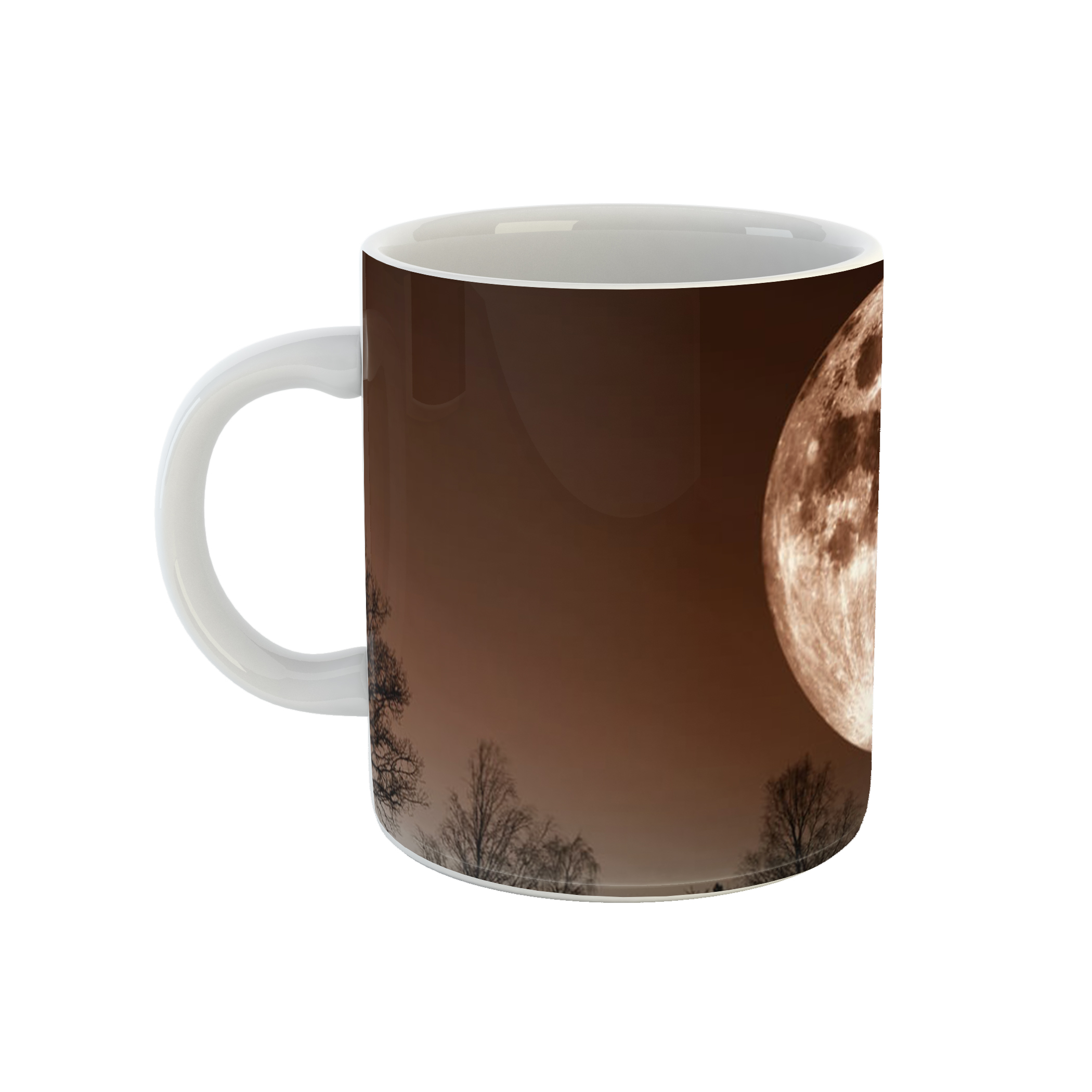 ماگ طرح ماه و درخت کد 01