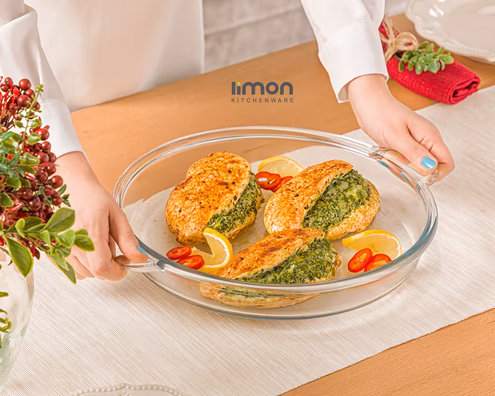تابه گرد شیشه‌ای 3.4 لیتر کد محصول: 223600