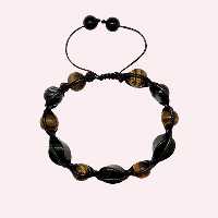 دستبند مدل بافت سنگ عقیق