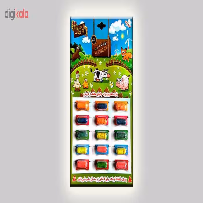 اسباب ‌بازی شانسی ویزویزک جادوئی مدل M15 کد 150106 بسته 15 عددی