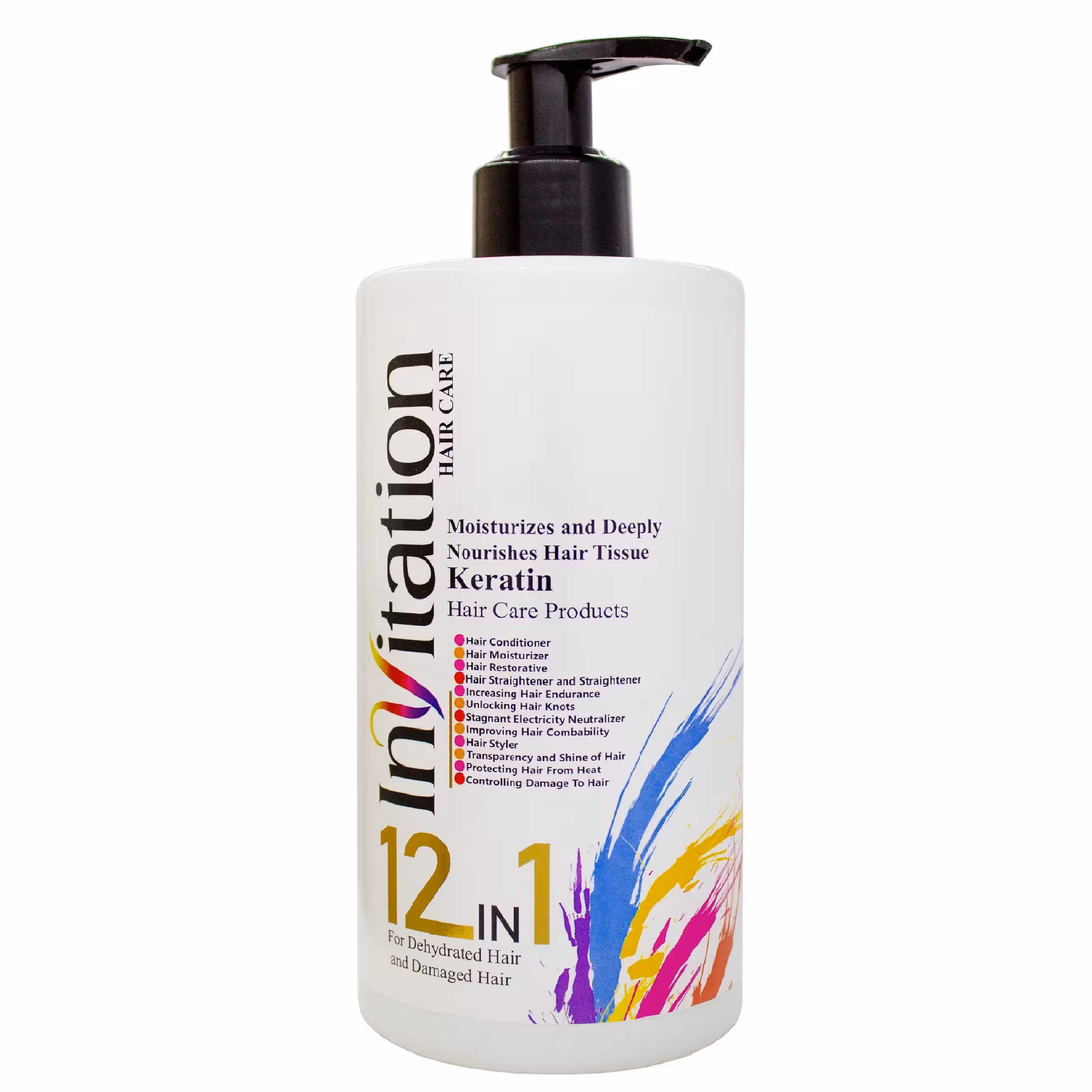 لوسیون مو اینویتیشن مدل 12in1 حجم 400 میلی لیتر 