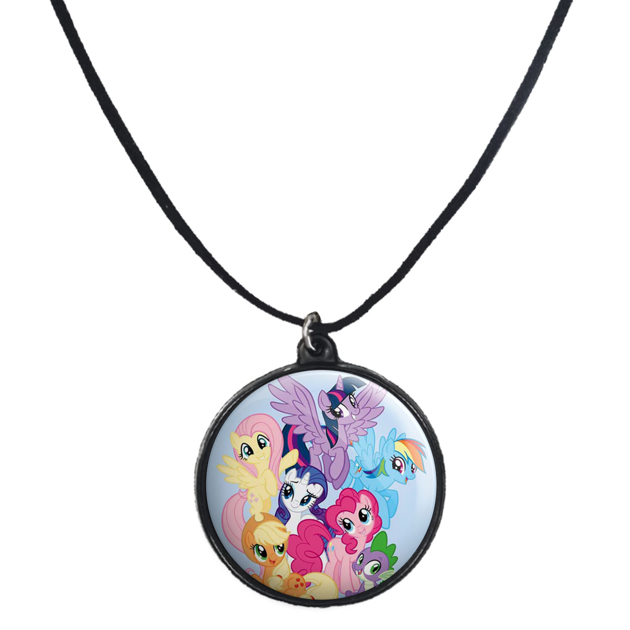 گردنبند پرمانه طرح یونیکورن کد pmb.2259 مدل دو طرفه